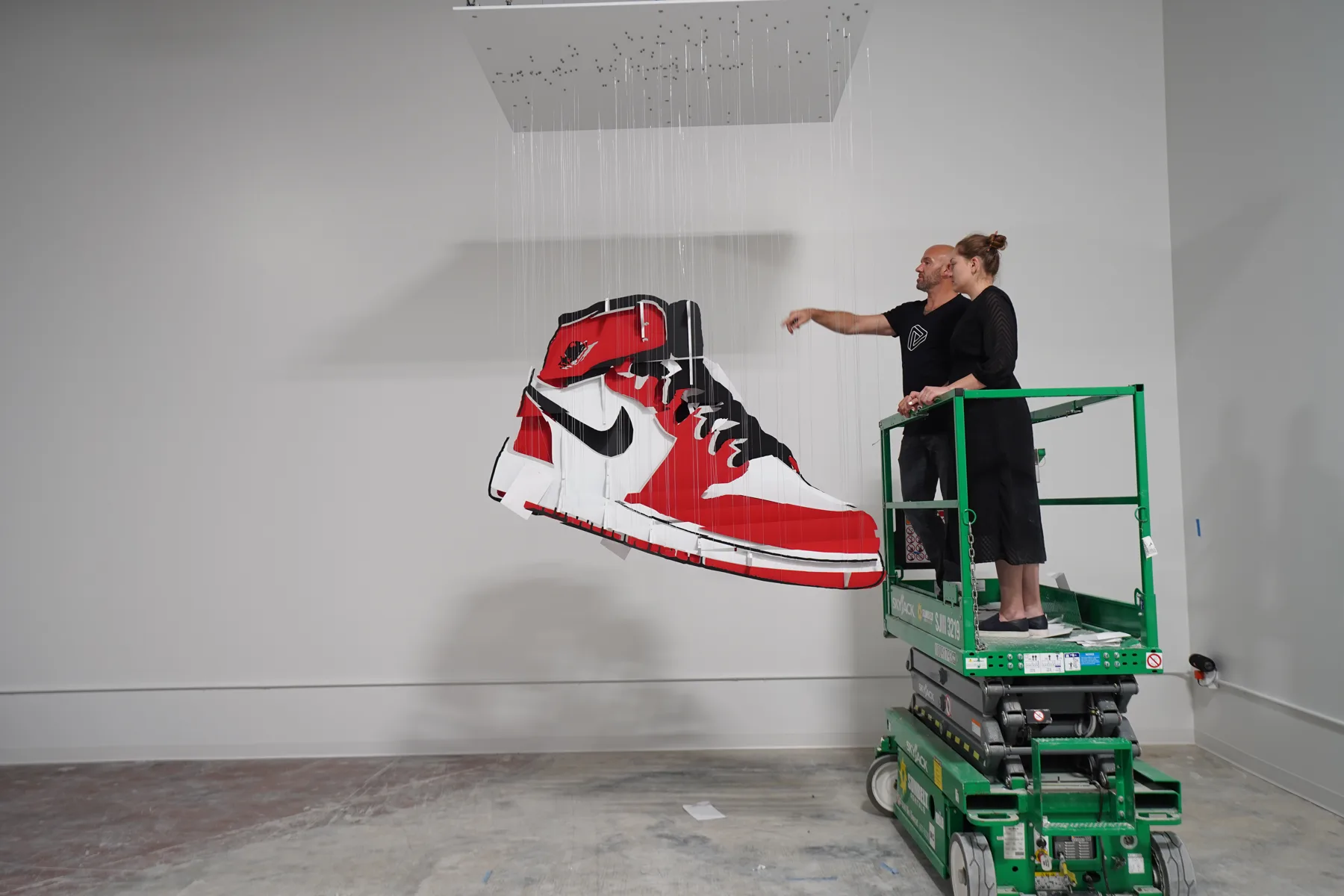 Sneakertopia installation by Michael Murphy