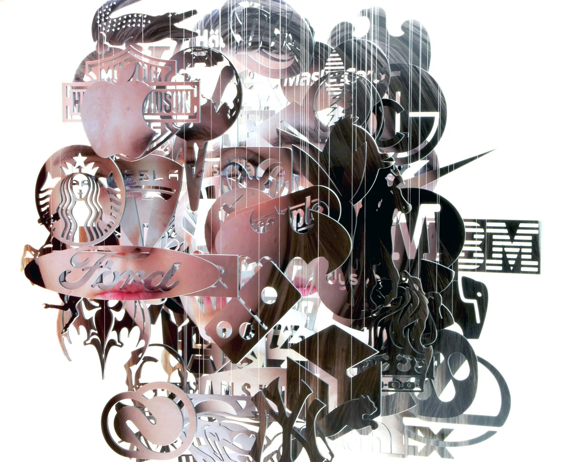 Iris Branded — perceptual sculpture by Michael Murphy