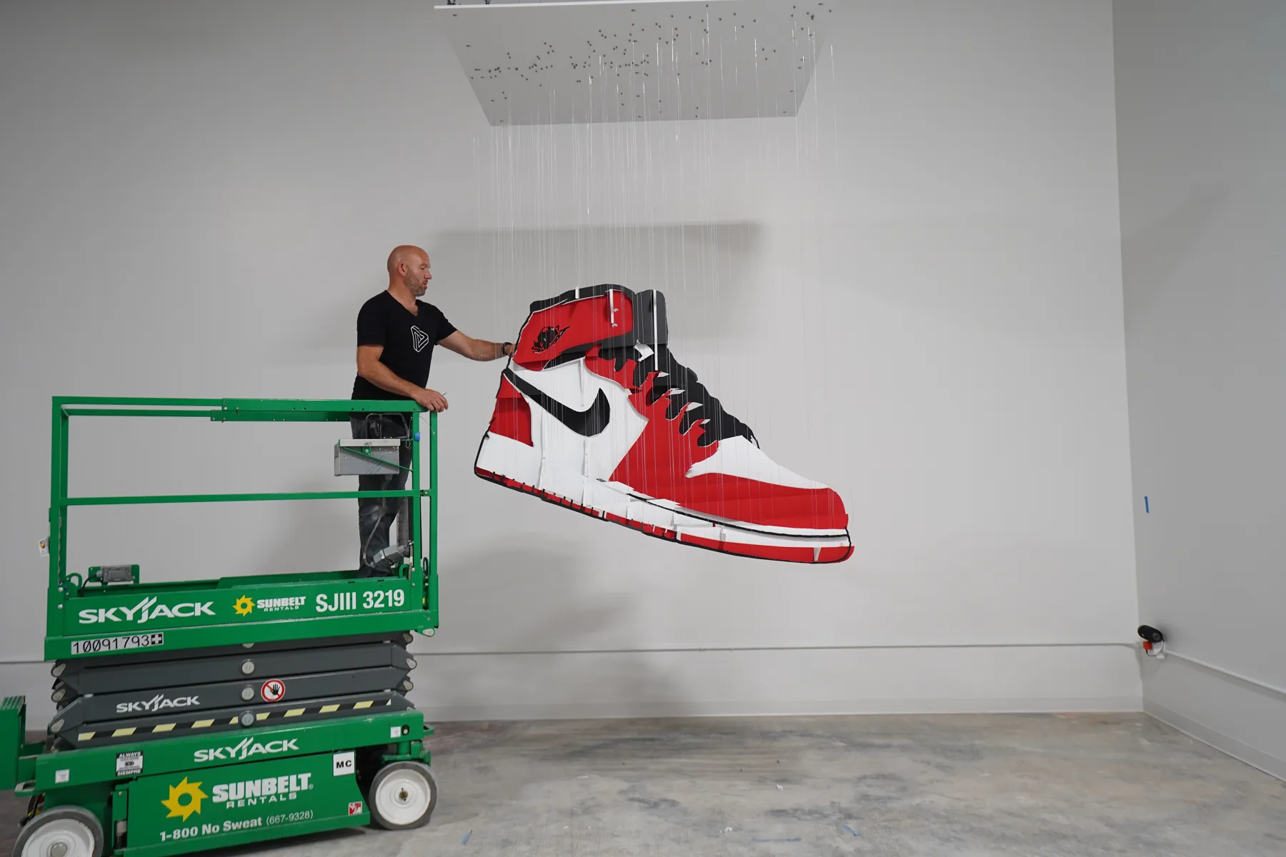 Sneakertopia installation by Michael Murphy