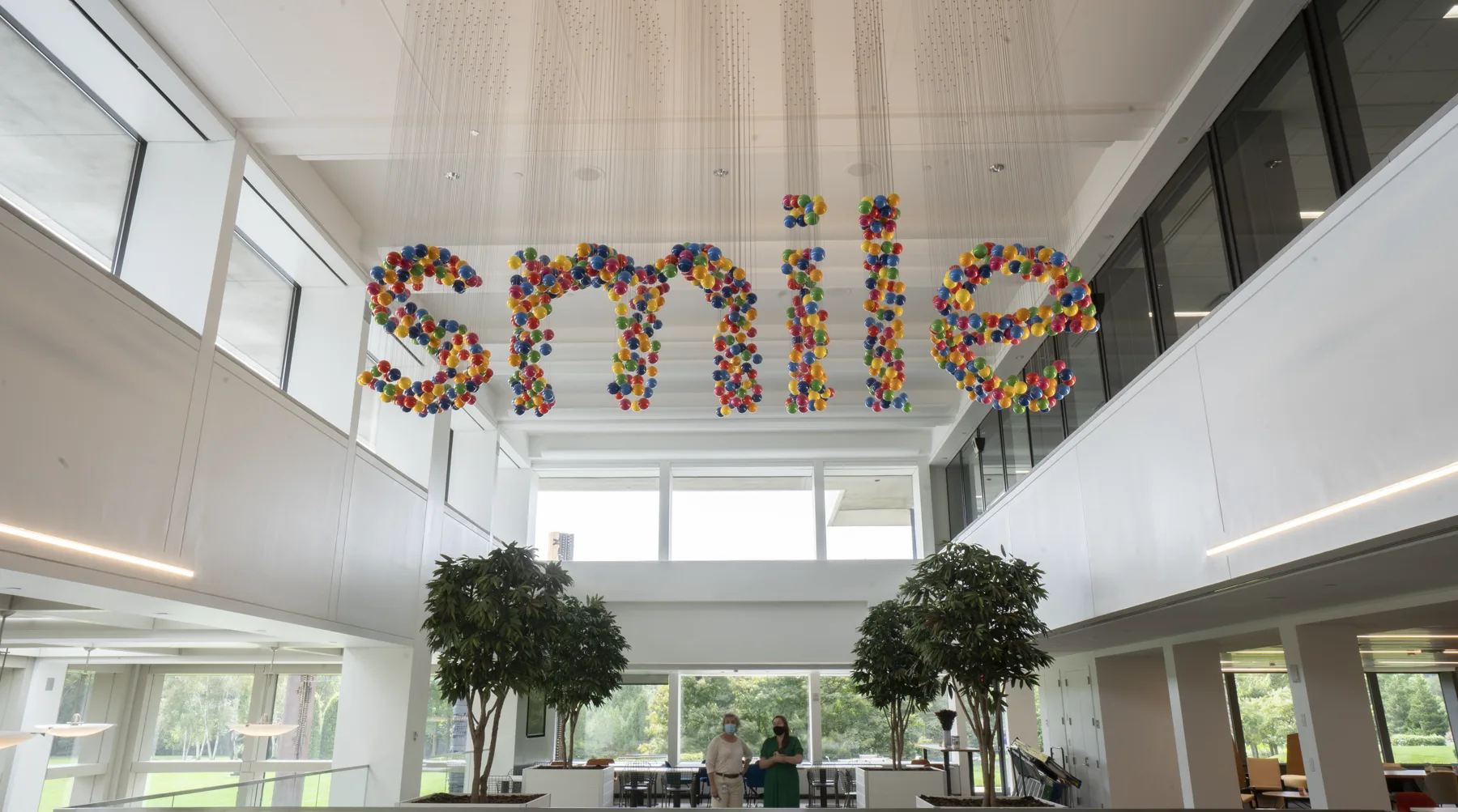 Pepsico Smiles — perceptual sculpture by Michael Murphy