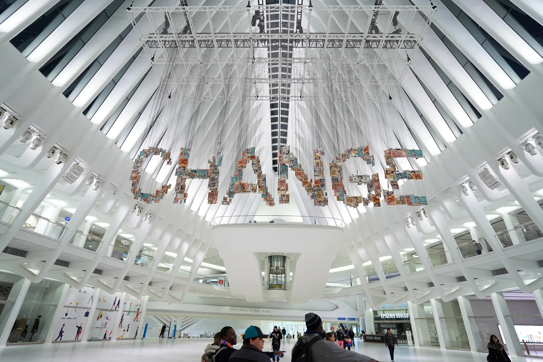 Change Pays installation at the Oculus by Michael Murphy