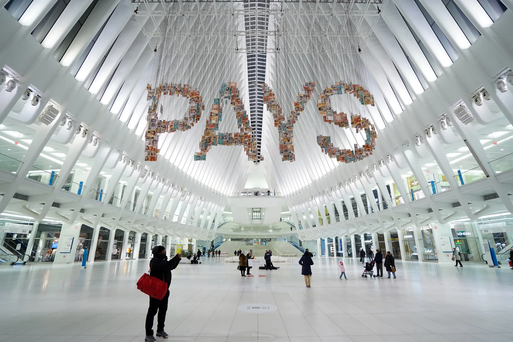 Change Pays installation at the Oculus by Michael Murphy
