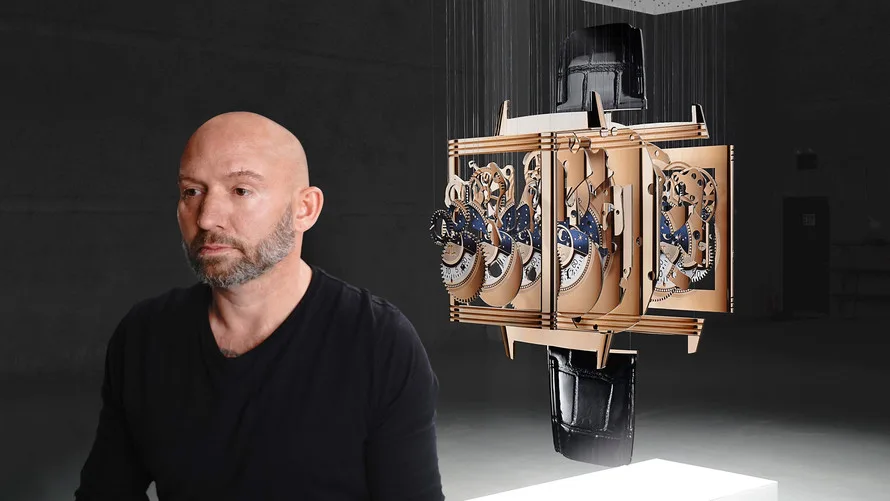 Jaeger LeCoultre Spacetime — perceptual sculpture by Michael Murphy