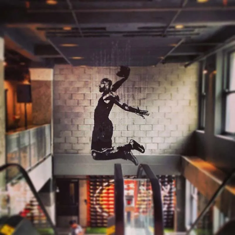 Lebron James Nike SF — perceptual sculpture by Michael Murphy